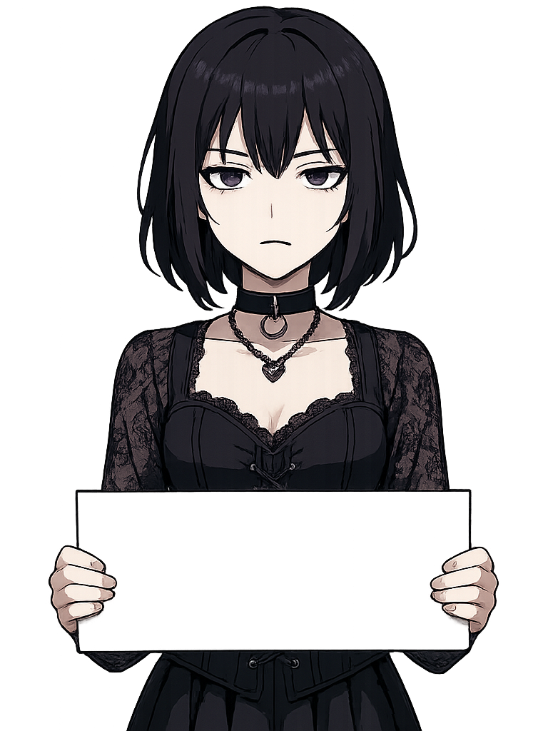 Bored Goth Girl